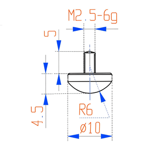 Conseils de mesure pour comparateurs M2.5 6g R6 10 Capteur de position linéaire - Product Image 1