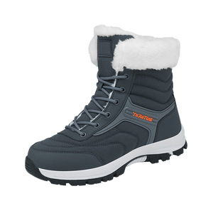 Neue Modische Schlichte Weiße Flauschige Schneestiefel Kniehohe Pompon-Stiefel Rutschfest Wasserdicht Winterstiefel für Herren Große Größe 47 USA-Marke - Product Image 3