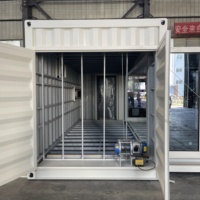 Maison Modulaire Conteneurisée Extensible Préfabriquée 20 pieds, Conception Personnalisée Préinstallée avec Eau et Électricité