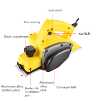 Workpro — mini rabotteuse électrique, 220V, pour le travail du bois
