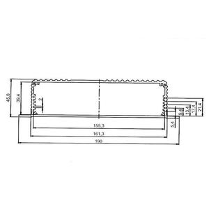 EBM HF-A-5-1 IP54 Junction Box Aluminum Alloy Powder Coated Wall-Mounted Custom Electronic <b>Enclosure</b> - Product Image 3
