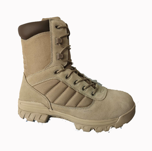 Bottes de chasse du désert HBA03 MUAF en cuir véritable suédé avec semelle injectée, résistantes aux chocs pour hommes - Product Image 2