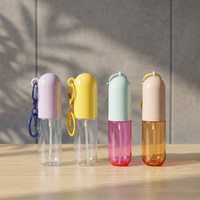 Flacon pulvérisateur portable rechargeable de 30 ml en PET mat, en forme de capsule, avec pompe, pour voyage, hydratant, brume fine, pour tonique