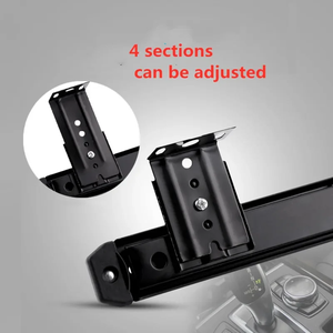 Modern Adjustable Height Computer Keyboard Tray for Bedroom Desk with <b>Sliding</b> Drawer <b>Shelf</b> - Product Image 6