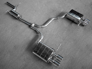 1דו Q5 b9 מערכת פליטה קטבק ביצועים עם צינור 304 נירוסטה מאפינס - Product Image 2