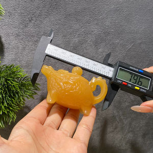 Venta al por Mayor de Teteras de Cristal Natural Talladas a Mano con Forma de Boca de Dragón, Tallado de Cristal de Cuarzo para Juegos de Té - Product Image 2