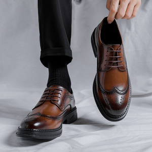 New Bullock Style Artificial Leather Man <strong>Shoes</strong> <strong>Sebago</strong> Docksiders Brown Men <strong>Shoes</strong> Pointed Leather Dress Italian <strong>Shoes</strong> - Product Image 2