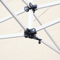 Tente de réception pliable de 10x10 pieds avec logo personnalisé, robuste, pour salons professionnels, expositions et événements promotionnels en plein air
