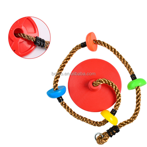 ZOSHINE Siège à corde en forme de disque pour enfants, pour l'escalade d'arbres en extérieur, les aires de jeux intérieures, les fêtes et les vacances - Product Image 3