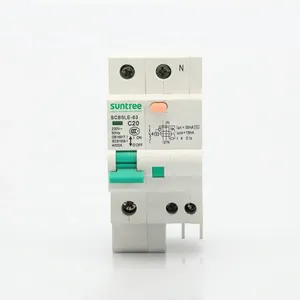 IEC CE CCC 32a 63a single phase Residual elcb auto reset earth leakage circuit breaker