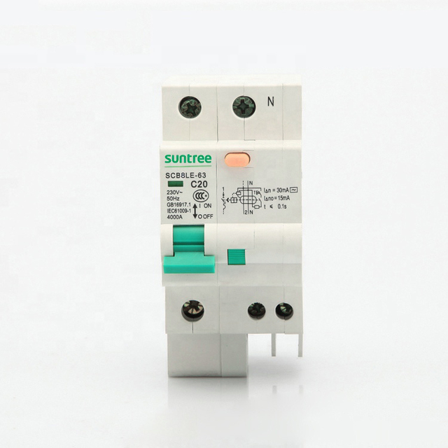 IEC CE CCC 32a 63a Single Phase Residual Elcb Auto Reset Earth Leakage Circuit Breaker