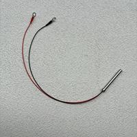 Sensor de termopar tipo J protegido con resorte de tornillo M8 M7 NPT, sonda de varilla de 5mm-10mm de diámetro para calentador de agua/caldera Ntc