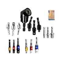 Adaptador de cabeza de enchufe cromado personalizable, 3 uds., adaptador de vástago hexagonal de cuentas de conversión para 1/2 1/4 3/8 adaptador de enchufe de taladro eléctrico OEM