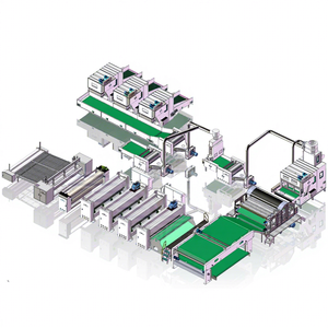 Nadel stanz Wollfilz Produktions linie Vlies maschinen für Auto innenraum und Geo textil - Product Image 1