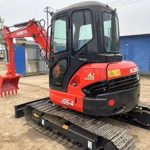 Mini pelle Kubota U55 d'occasion avec pouce hydraulique, 5,5 tonnes, haute qualité, d'origine, certifiée CE - Product Image 1