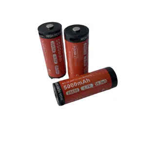 26650 3.7V 5000mAh strong light flashlight battery supports TYPE-C charging