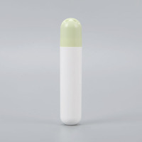 Fourni en usine 18ml PP + 304 bouteille carrée Roll-on bouteilles de distribution de crème pour les yeux bouteilles vides de 5g avec bouchon à vis pour cosmétiques