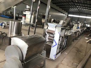 Friteuse à farine électrique automatique, machine de production et d'emballage de nouilles instantanées avec une ligne de traitement complète à haute capacité - Product Image 4
