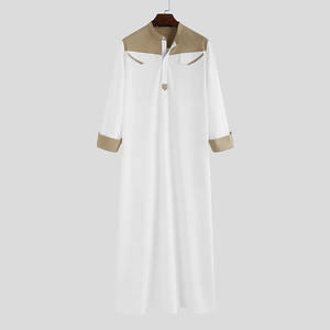 Jalabiya Sudanesa Rosa, Jubba Marroquí Negra Musulmana, Al Daffah Haramain, Kurta Punjabi para Hombre, Talla T para Hombre - Product Image 5