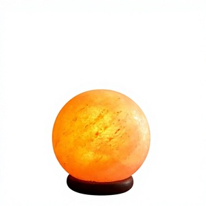 Nouvelle lampe de sel de l'Himalaya naturelle de qualité supérieure, écologique, sculptée à la main, ronde, pour la décoration de la maison, 2026 - Product Image 1