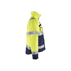 BLAKLADER - 486218113389L Veste hiver haute visibilité Jaune/Bleu marine-EAN 7330509370766 HI-VIS WORKWEAR - Product Image 4