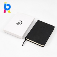 Carnet de gratitude A5 personnalisé en cuir à spirale avec couverture en tissu cousue – Option cadeau, cahiers en PP en gros