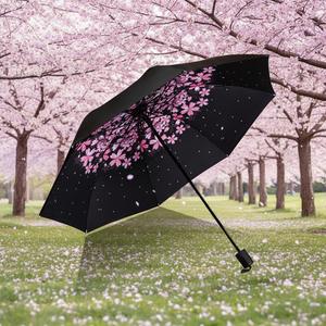 Paraguas Impermeable Personalizado, Fácil de Transportar, Paraguas de Viaje 8K, Plegable en 3 Secciones - Product Image 4