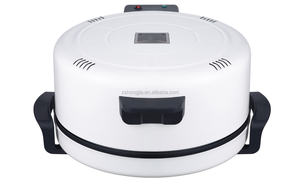 HJ-38D de pan árabe para el hogar, máquina de pan eléctrica de 38CM, con control de temperatura y ventana - Product Image 3