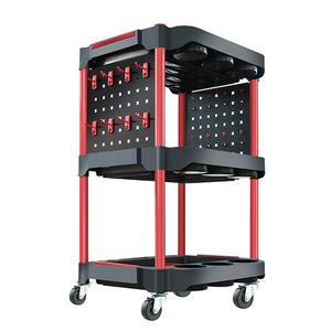 Zware Nutsbedrijf 3 Tier Mobiele Carwash Auto Detaillering Kar - Product Image 5