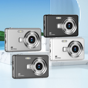 กล้องดิจิตอล CCD 4K ล้านพิกเซล ซูม 16 เท่า กล้องพกพาสไตล์เรโทร สำหรับนักเรียนและเด็ก - Product Image 1