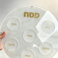 Judaica Wasch becher mit goldenen Griffen-Transparenter Lucite Kiddush Cup für jüdischen Schabbat, Pessach & Holiday Jewish