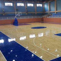 Parquet sportif en bois massif pour scène de danse, gymnase et studio de danse, anti-chute, souple, lisse, en érable et bouleau massif