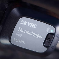 SKYRC TLD001 Thermologger Duo Enregistreur de données de température à 2 canaux -20~210 ℃   Capteur de type K pour moteur RC, ESC, température de la batterie