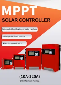 12V/24V/48V güneş şarj kontrol cihazı MPPT güneş sistemi 10A 20A 30A 40A 50A MPPT Solar şarj regülatörü wiFi ve LCD