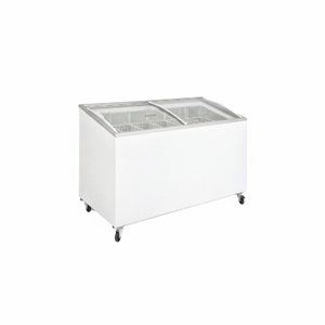 Congelador Comercial de Temperatura Única de 393 L para Supermercado, Refrigerador de 2 Puertas con Puerta de Vidrio en Ángulo, Conservador de Helados, Enfriamiento por Aire - Product Image 2