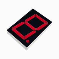 Meistverkauftes Großes 7-Segment-Display 2,3 Zoll LED 1-stelliges Display Rot 1-stelliges 7-Segment-LED-Display