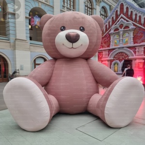Orso Gigante Gonfiabile Personalizzato con Logo, Modello in Peluche per Centri Commerciali/Negozi/Eventi Festivi/Feste/Brand/Palcoscenici - Product Image 3