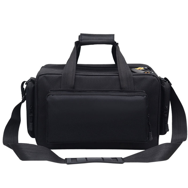 High Quality Large Capacity Nylon Hard Sling Video Camera Bag Dustproof Adjustable Strap for DSLR/SLR Mirrorless Cameras Black