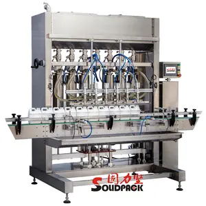 High Quality Capping Machine Solidpack Automatic Car Lube Engine Oil Servo Piston 5L 1L 4L Filling Capping Machine Line