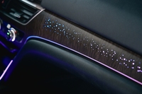Lumière d'ambiance étoilée en bois pour Honda Accord 10ème génération 2018-2022, accessoires de garniture d'éclairage LED intérieur de voiture