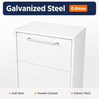 Boîte de livraison de colis de qualité professionnelle en acier galvanisé 38L, étanche, durable, 0,8 mm, antirouille, installation facile, autoportante