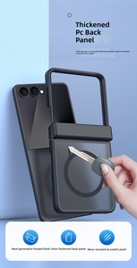 <span class=keywords><strong>Coque</strong></span> de protection magnétique givrée effet peau pour Samsung <span class=keywords><strong>Galaxy</strong></span> <span class=keywords><strong>Z</strong></span> <span class=keywords><strong>Flip</strong></span> 8, vente en gros usine - Product Image 5