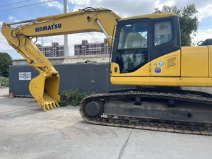 Excavadora de cadenas usada Komatsu PC220 de 20 toneladas con motor Cummins, excavadora hidráulica sobre orugas para movimiento de tierras en construcción - Product Image 3