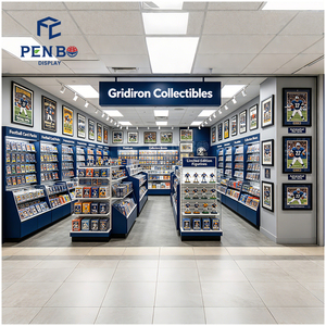 Solution clé en main pour l'aménagement intérieur d'un magasin <span class=keywords><strong>de</strong></span> cartes sportives professionnel, avec mobilier d'exposition personnalisé pour les magasins <span class=keywords><strong>de</strong></span> détail. - Product Image 6