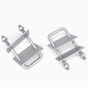 Tùy Chỉnh U Bolt Kẹp Carbon Thép Mạ Kẽm 304 Thép Không Gỉ Cho Năng Lượng Mặt Trời Bảng Điều Khiển Gắn Strut Kênh - Product Image 1