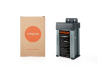 MINJON Transformateur économique pour éclairage extérieur LED, IP45, AC 60W, DC 12V, alimentation simple, étanche, pour bandes lumineuses, CE 5A