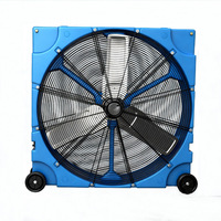Ventilateur à tambour industriel haute vitesse de 24 pouces, grand ventilateur à tambour en plastique pour applications de ventilation commerciale