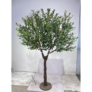 Arbre d'olivier artificiel de simulation industrielle, style nordique, salon, fibre de verre, tronc en <span class=keywords><strong>bois</strong></span> massif, décoration de paysage - Product Image 5