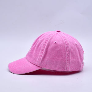 Gorras Personalizadas al por Mayor, Gorras Lisas de Color Rosa para Papá, Gorras Personalizadas con Logotipo Bordado - Product Image 3