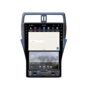 AuCAR for Toyota Prado 2018 + 16" Vertical Tesla Screen Android 9.0 Car Radio Stereo Video Navigation Multimedia Head Unit GPS
